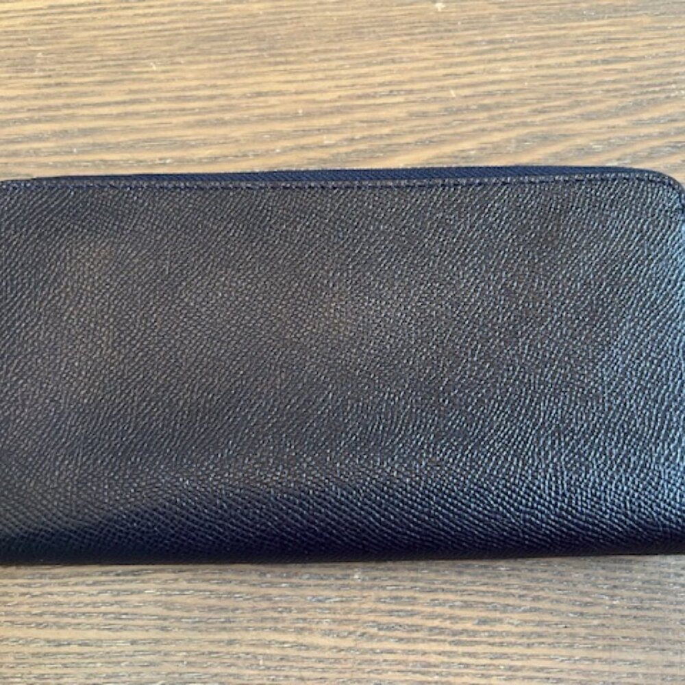 NWT Coach midnight chalk zip wallet women's - Picture 3 of 5
